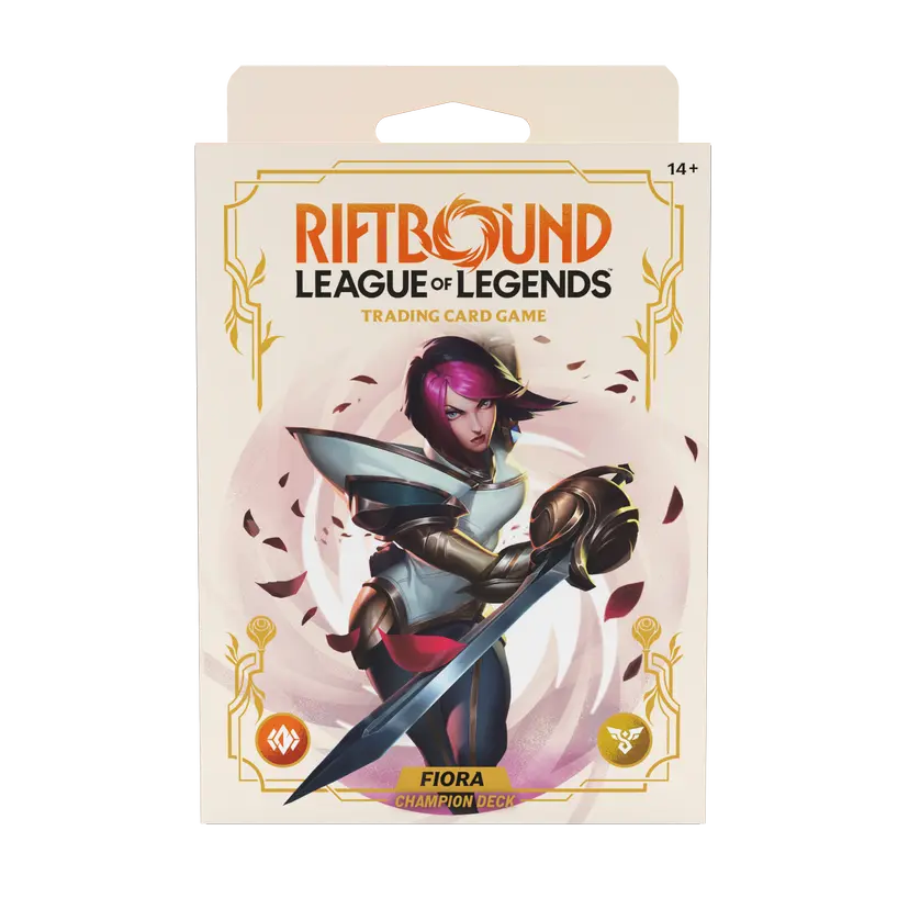 Mazo de campeón de Fiora de Riftbound: Spiritforged