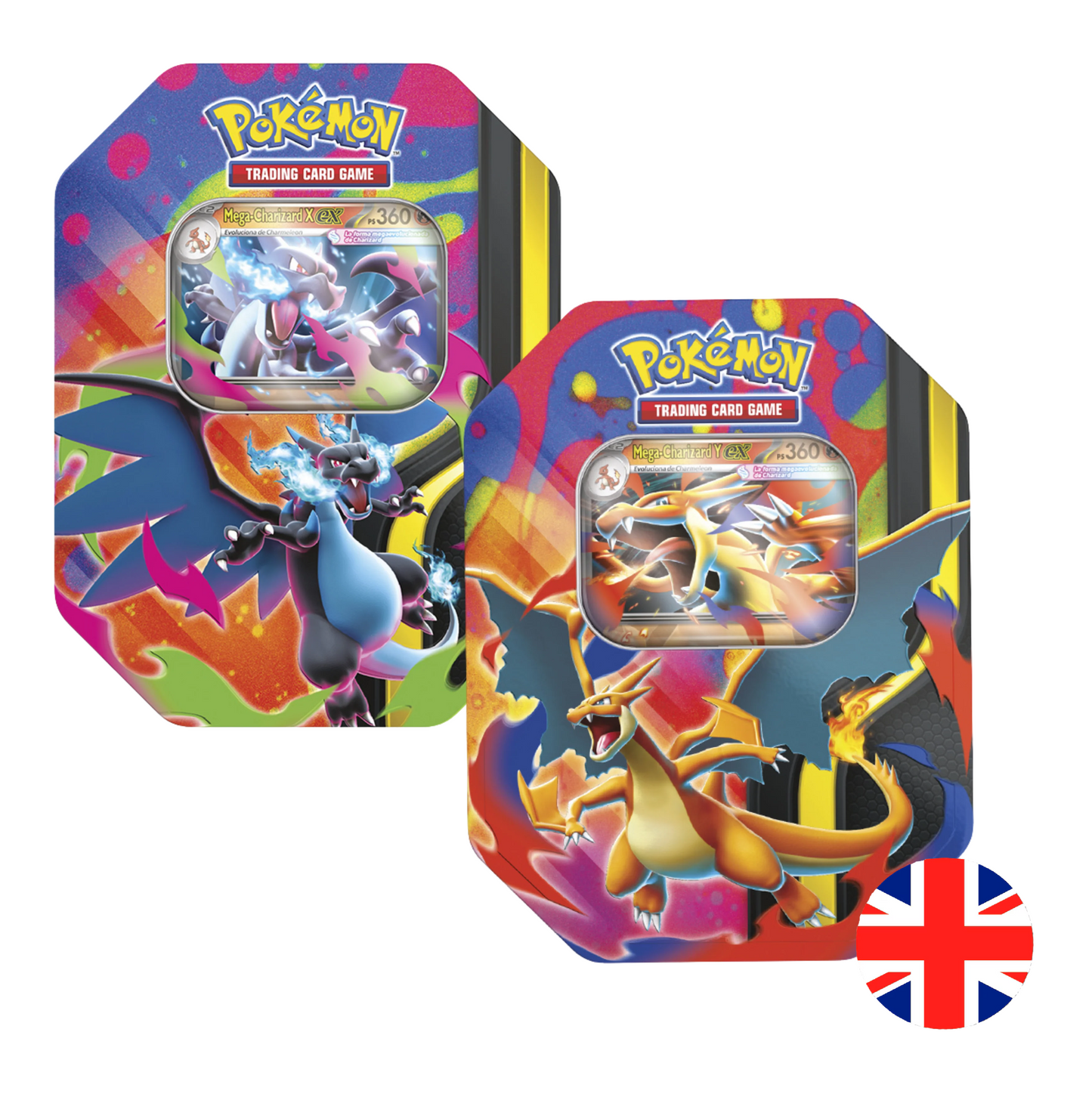 Mega Charizard X & Y ex Lata (Inglés)