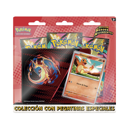 Blister Pokemon con Pegatina Héroes Ascendentes - Español