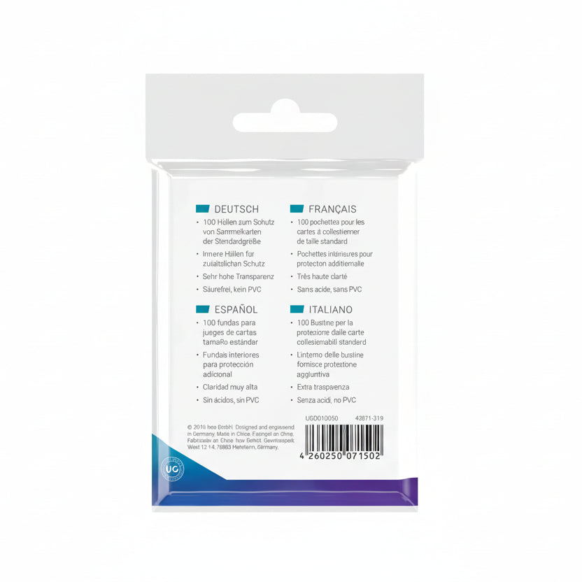 Precise-Fit Sleeves Standard Size (100)