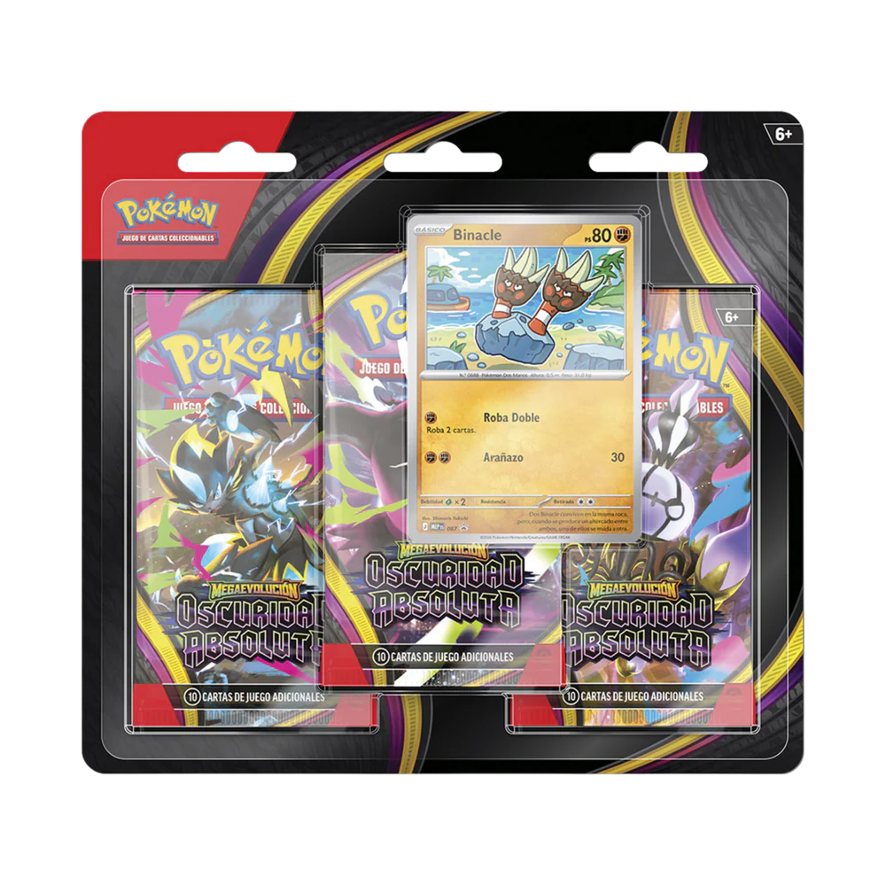Blister Pokemon Oscuridad Absoluta - Español