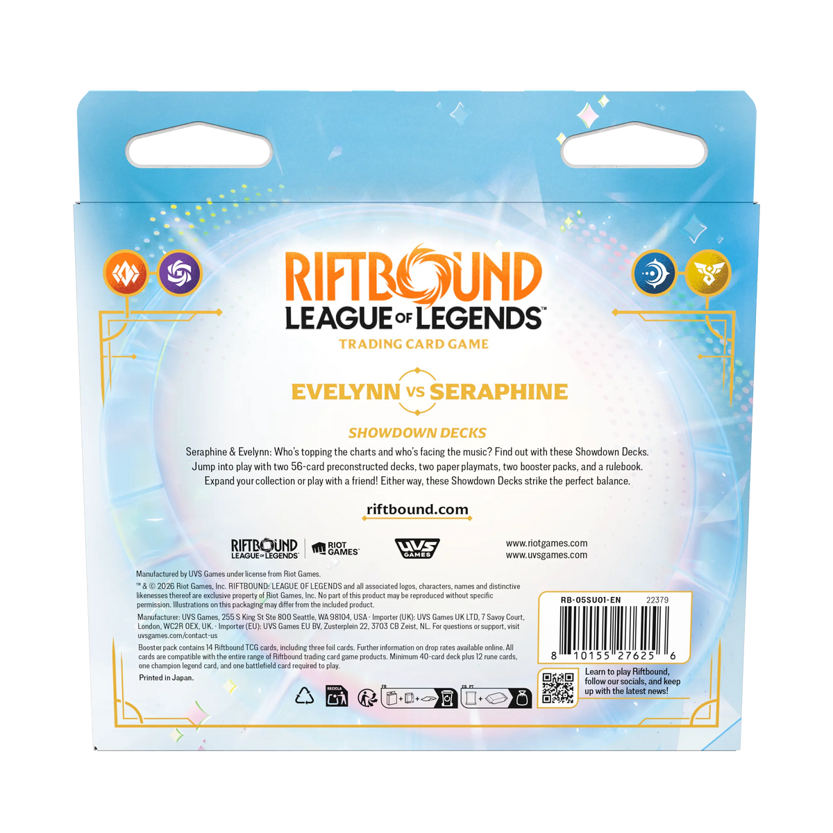 Riftbound: Radiance Showdown Deck Evelynn vs Seraphine