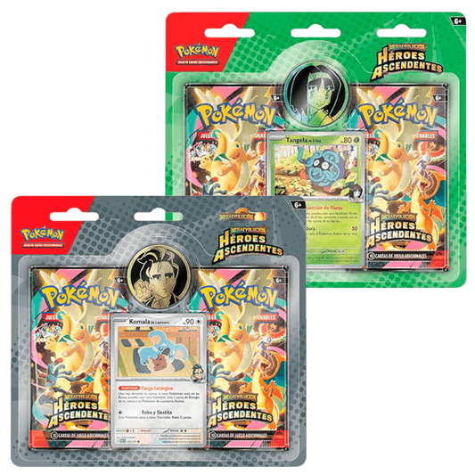 Pokémon Héroes Ascendentes Blister 2 sobres - Español