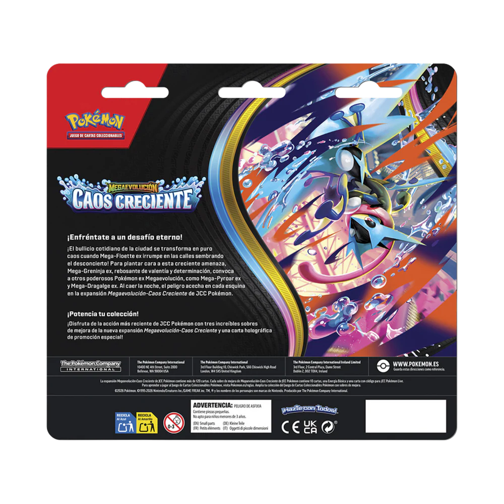 Blister Pokemon Caos Creciente - Español