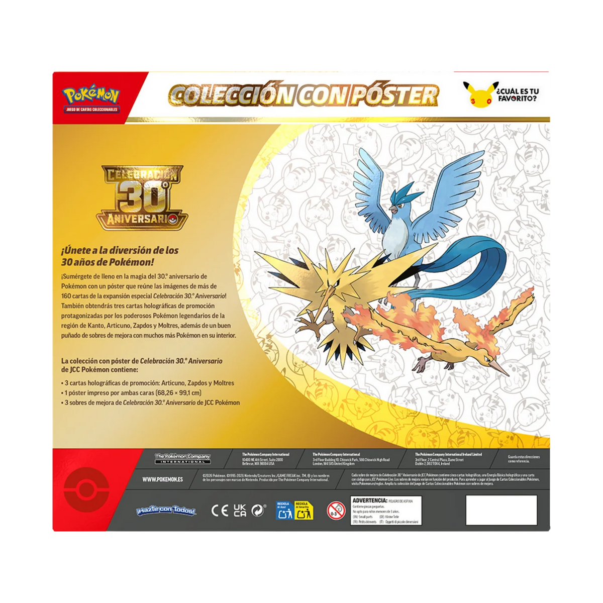 Caja Poster Celebración 30 Aniversario - Español